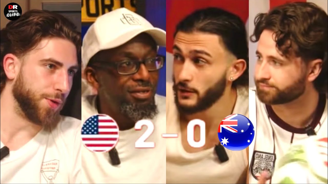British football fans REACT to USA 2-0 Australia | 2026 World Cup