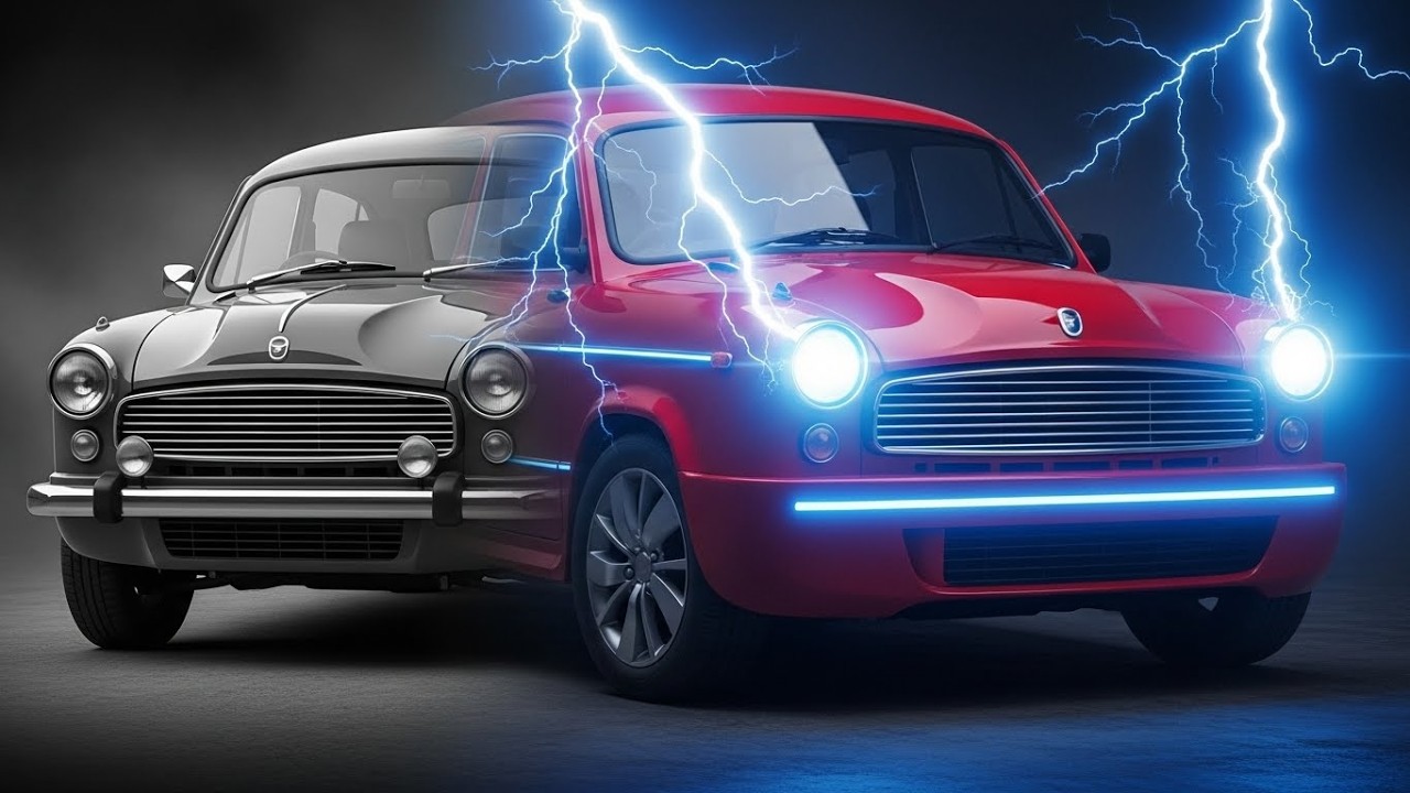 😱 2026 Hindustan Ambassador Returns! ICONIC Car Reborn as Electric EV | Full Details