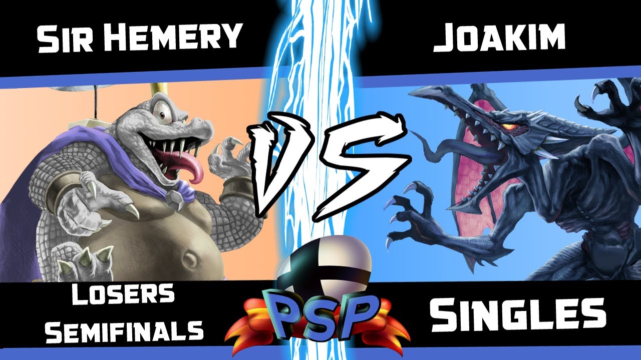 PSP Season 2 LCQ Losers Semis - Sir Hemery (King K. Rool) VS. Joakim (Ridley/Mewtwo) - SSBU
