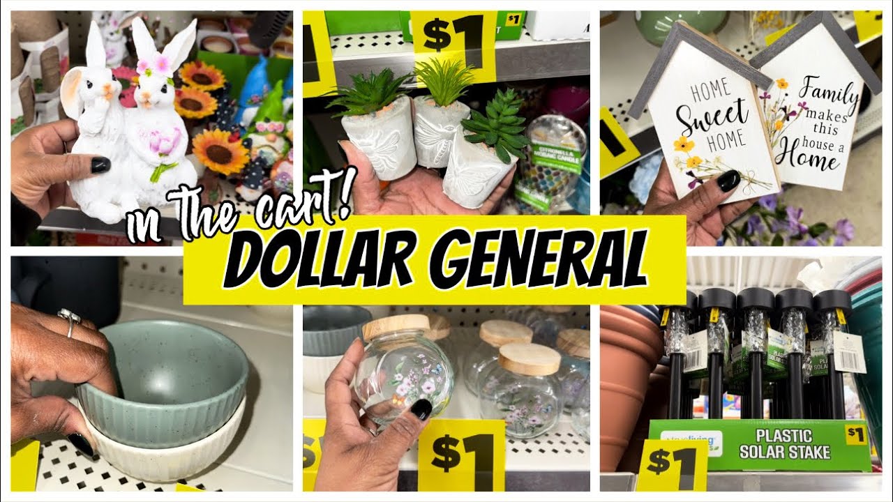DOLLAR GENERAL FINDS | DOLLAR GENERAL COME WITH ME | DOLLAR GENERAL SPRING 2024
