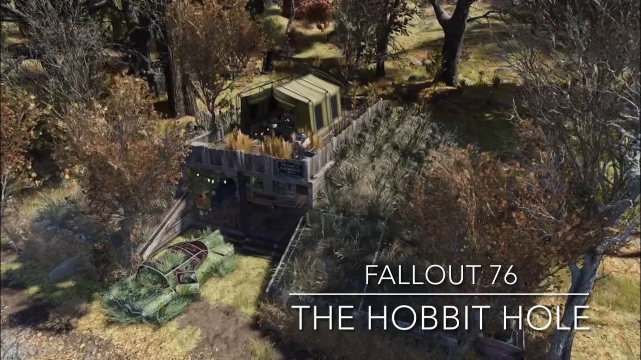 Fallout 76 Camp Build: The Hobbit Hole (New and Improved!)