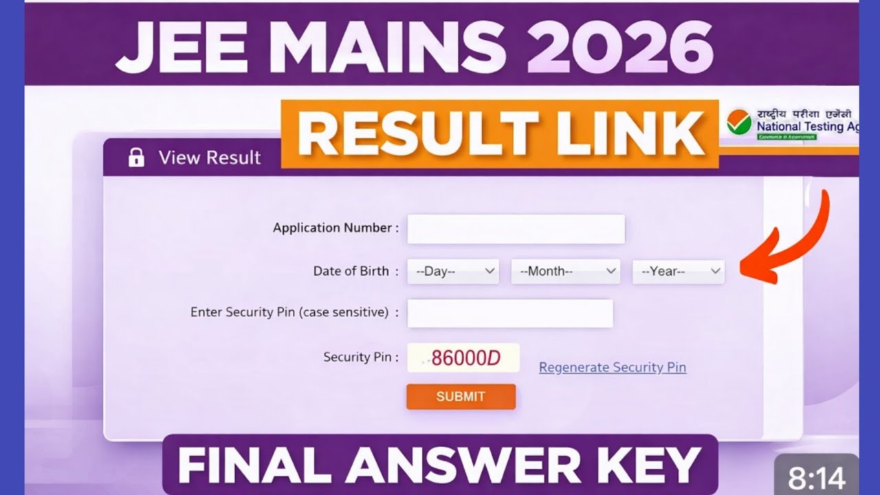 Jee Mains Results, Final answer Key 2026?