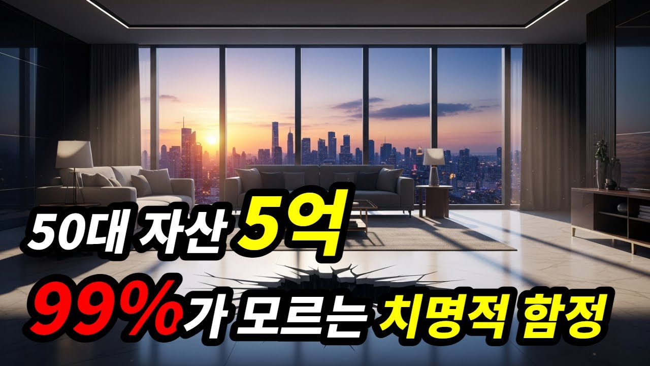 50대 평균자산 6억, 당신의 노후는 정말 괜찮습니까?