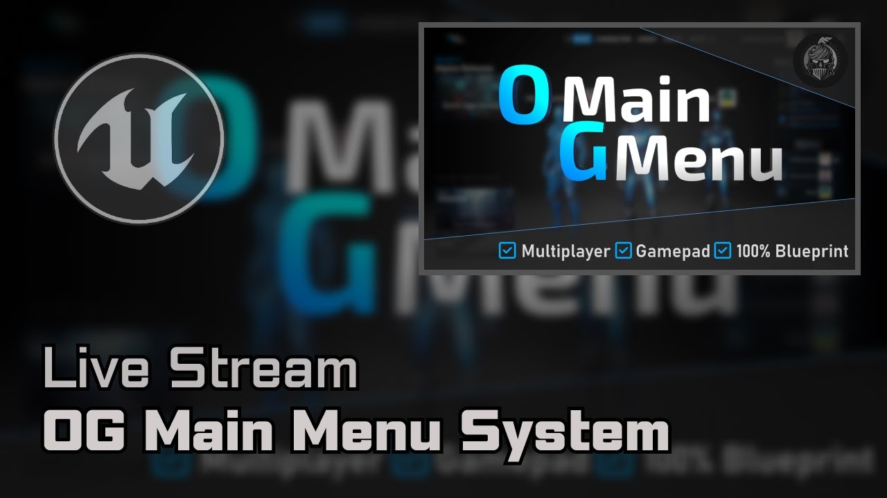 UE5 | Live Stream: OG Main Menu System