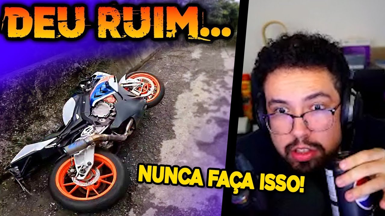YETZ REACT QUEDAS DE MOTO (EP. 155)