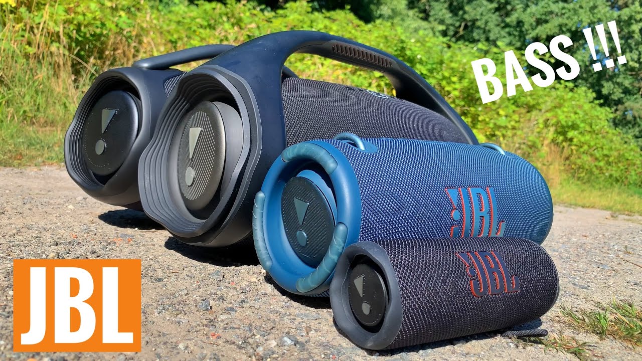 JBL Boombox 3 + JBL Boombox 2 + JBL Xtreme 3 + JBL Flip 6 BASS TEST !!! JBL PARTYBOOST (100% VOL.)