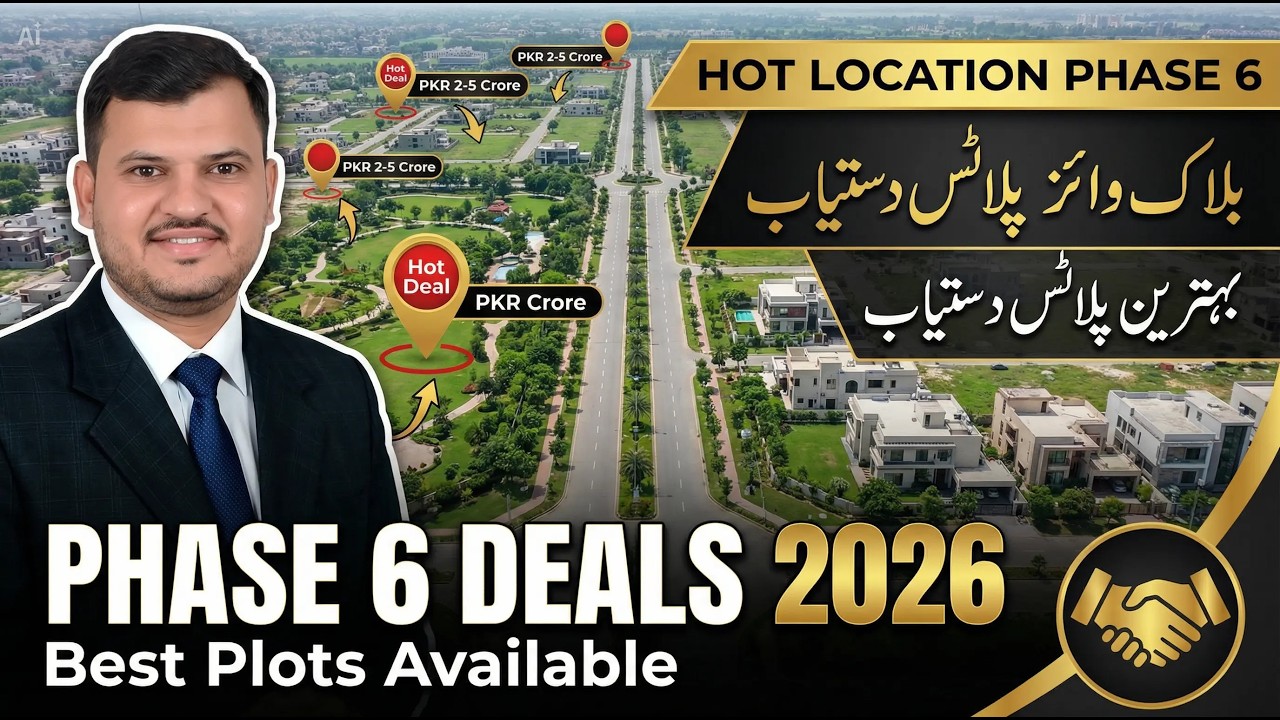 DHA Lahore Phase 6: Block-wise Inventory & Latest Market Rates Update April 2026