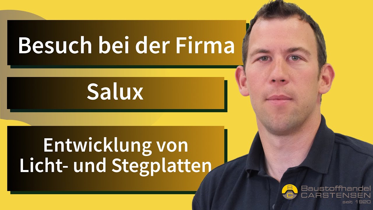 Besuch bei der Firma SALUX Teil 3/3 – Entwicklung von Licht- und Stegplatten