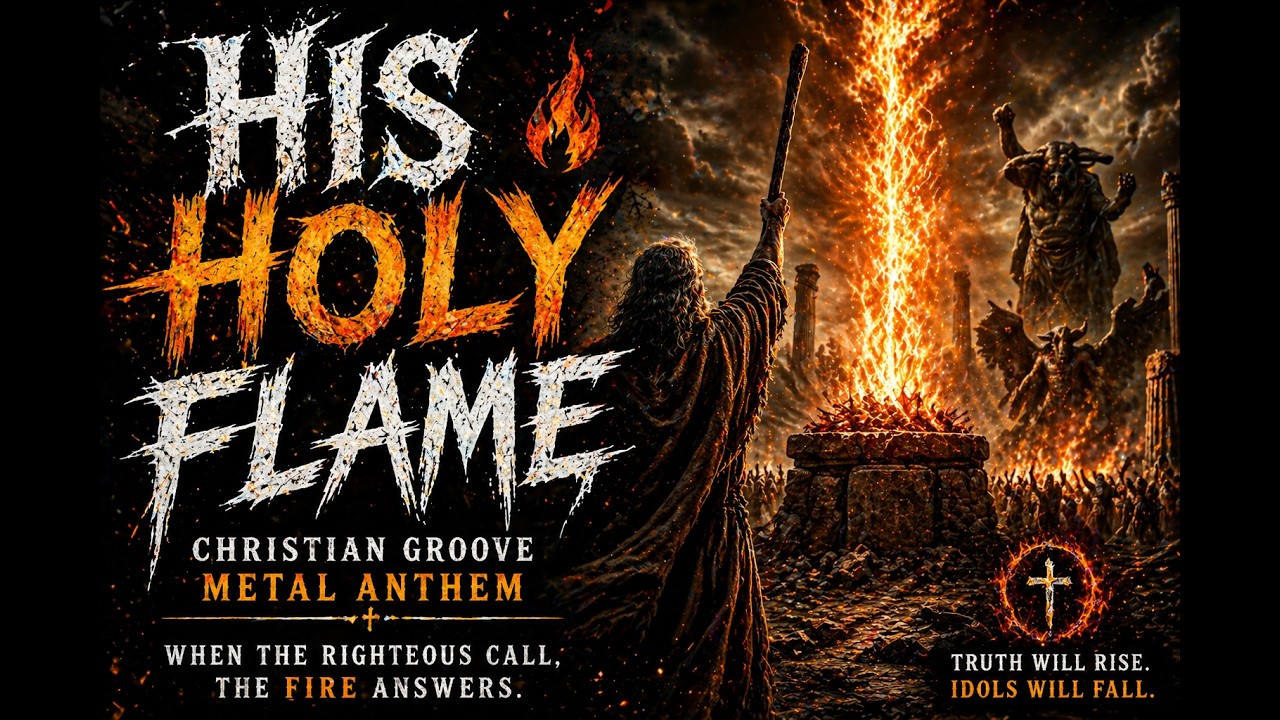𝐇𝐢𝐬 𝐇𝐨𝐥𝐲 𝐅𝐥𝐚𝐦𝐞 🔥 | #groovemetal  #metal   #christianmusic #suno #warrgrimm