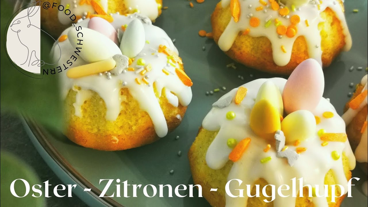 Dieses süße Gebäck ist unglaublich! Kinder werden es lieben 🐇 Oster - Mini - Zitronen - Gugelhupf