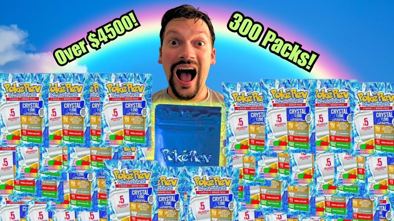 Opening 50 PokeRev 8.0 Crystal Packs - The Haul is INSANE!