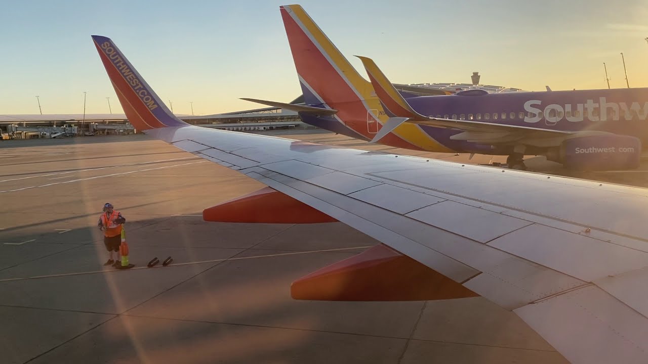 Southwest Airlines 737-700 Takeoff from Indianapolis