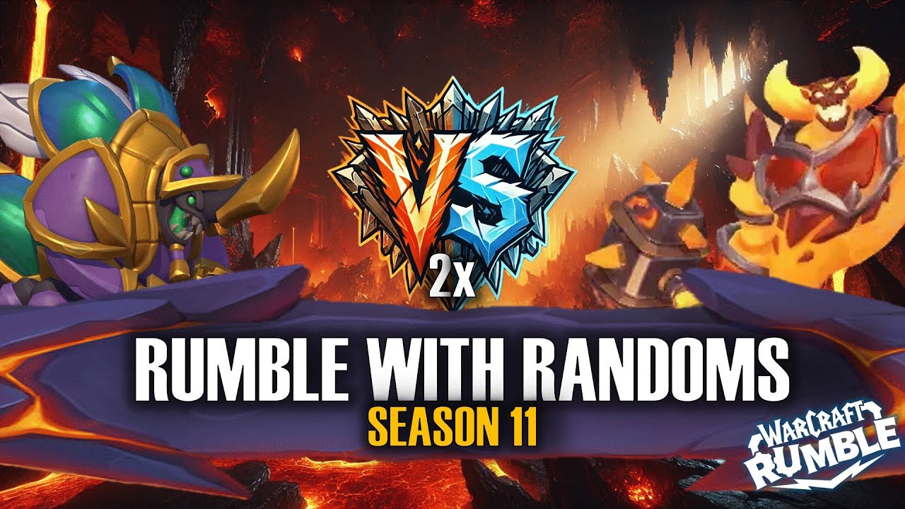 🔥 [Rumble with Randoms] - Anub'arak vs. Ragnaros - Season 11 - Warcraft Rumble 🔥