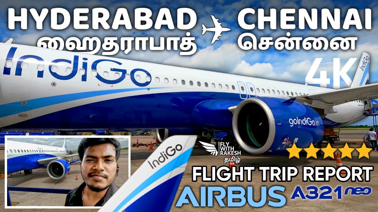 [4K] HYDERABAD to CHENNAI Flight Review| IndiGo | HYD - MAA | Cheap Flights | #HappyIndiGoDay | Vlog