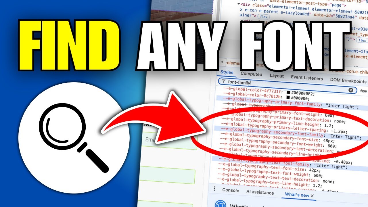 How To Find Font Used On ANY Website (Full Guide)