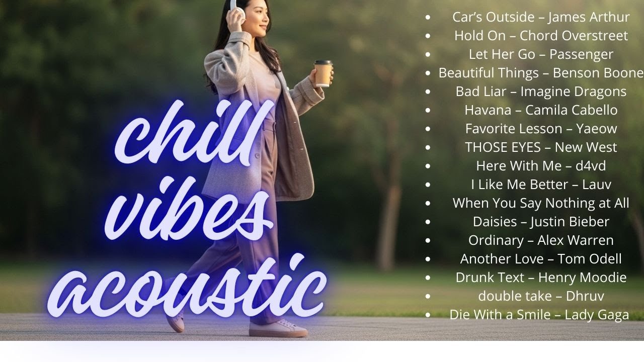 Acoustic Chill Vibes 2026 🎧🖤 | Soft English Love Songs for Late Night, Calm & Cozy Mood