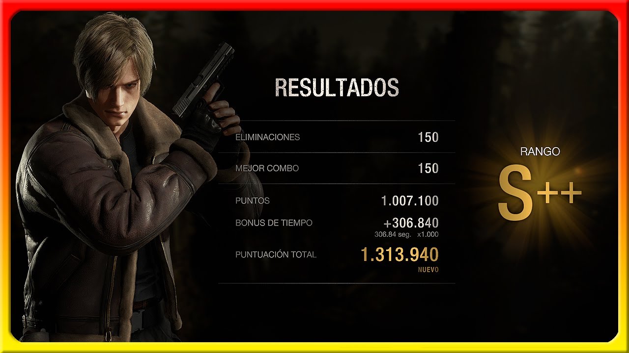 Resident Evil 4 Remake - Mercenarios - Pueblo S++ con Leon (Gameplay)