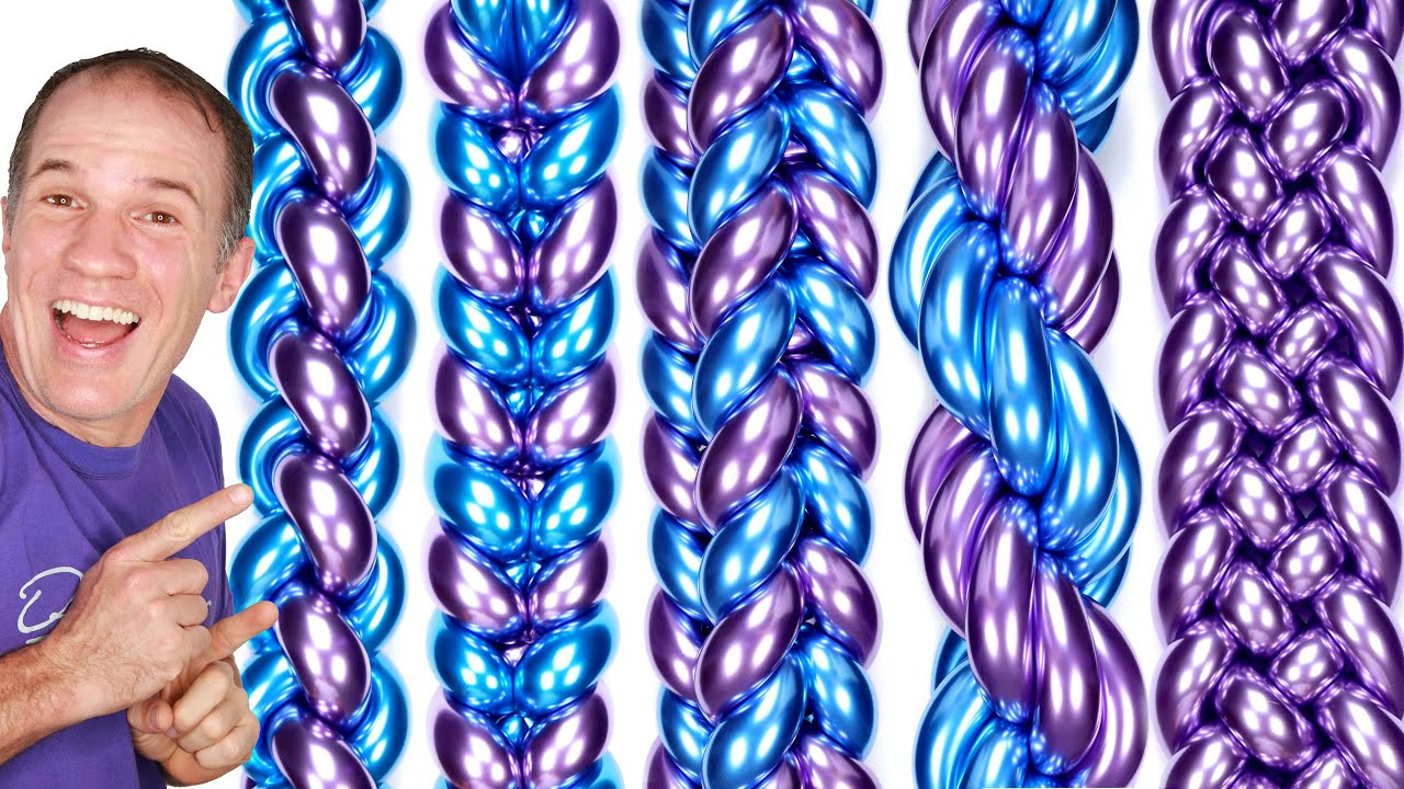LAS MEJORES trenzas burbujas y cadena de globos 🤩 globoflexia - Gustavo gg globos