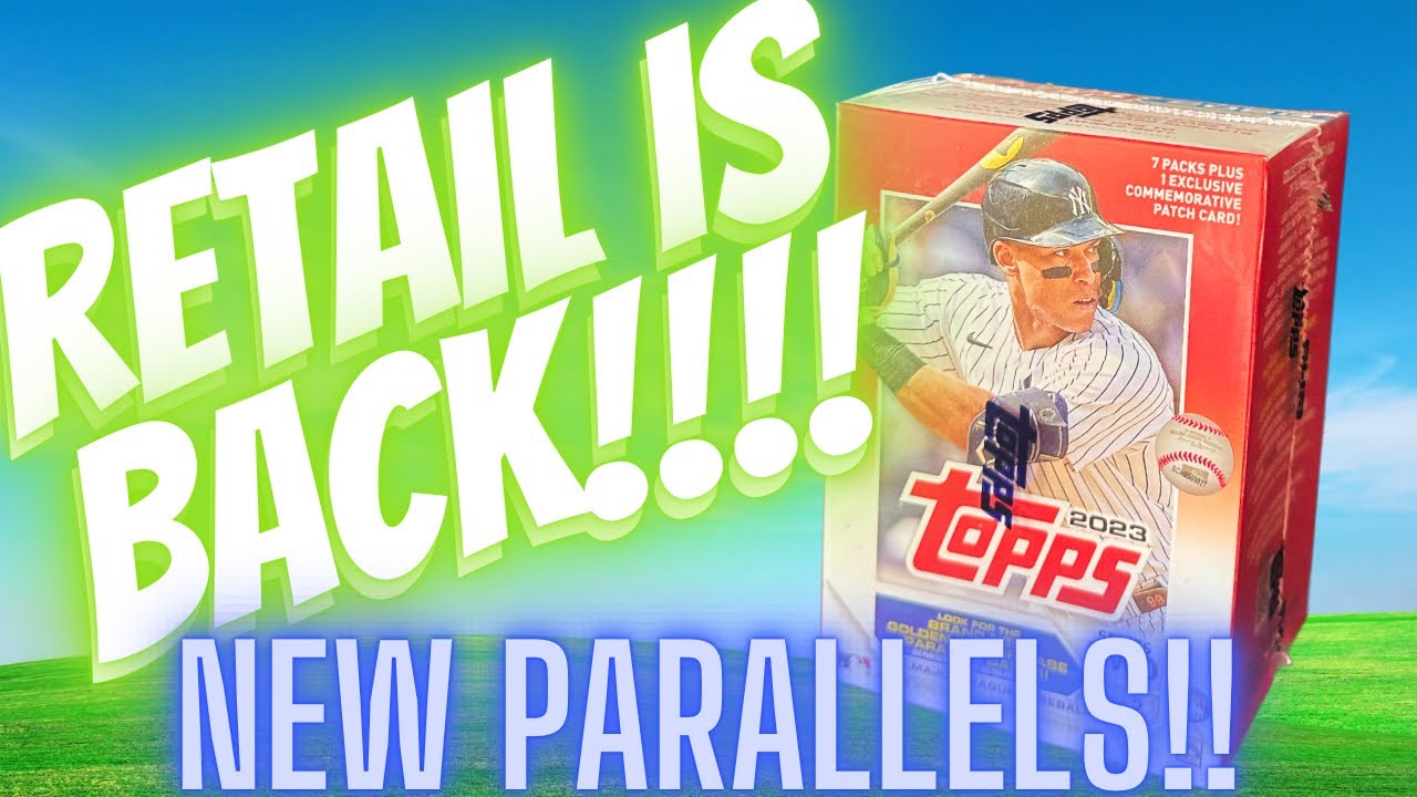 2023 Topps Series 2 RETAIL - 2 Blaster Boxes - 6  PARALLELS!!!  New Relic