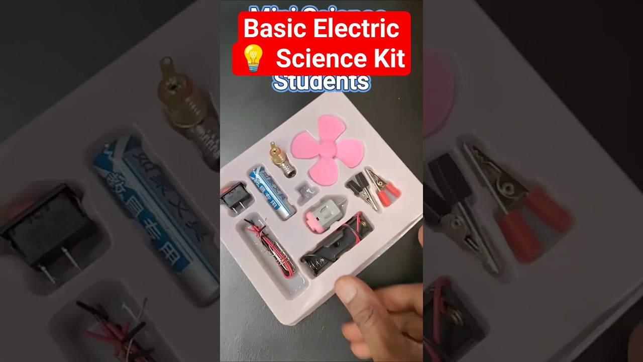 🤯 YOU can build this! Electric Science Kit UNBOXED! ⚡️ #shorts