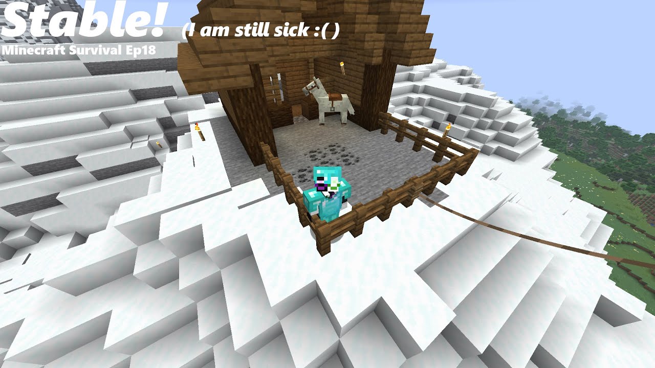 The stable! | Minecraft Survival Ep18