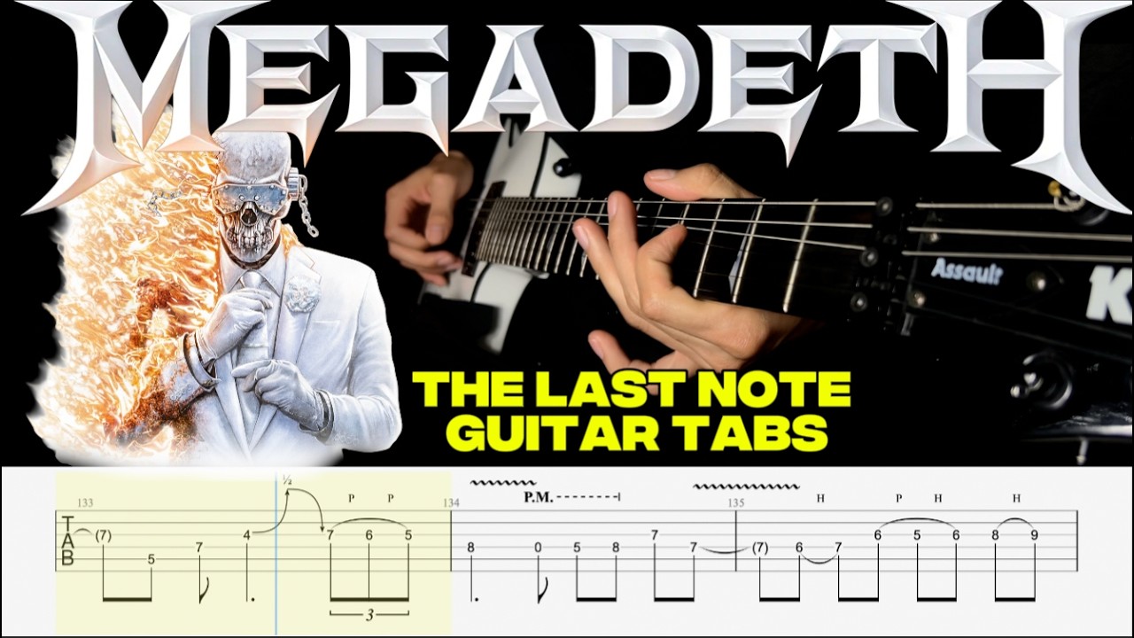 Megadeth - The Last Note Guitar Cover W/Tabs
