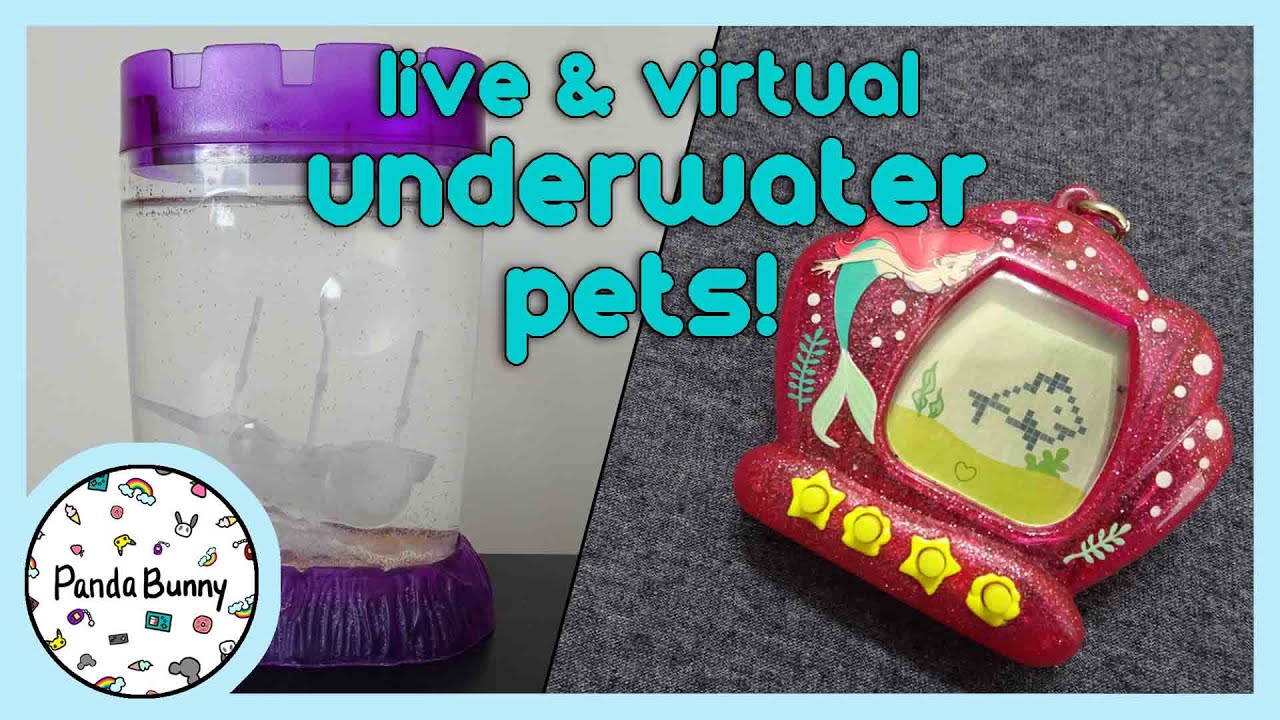 Playing the Disney Little Mermaid Friends & Hatching Sea Monkeys! | Virtual Pet Vlog | PandaBunny