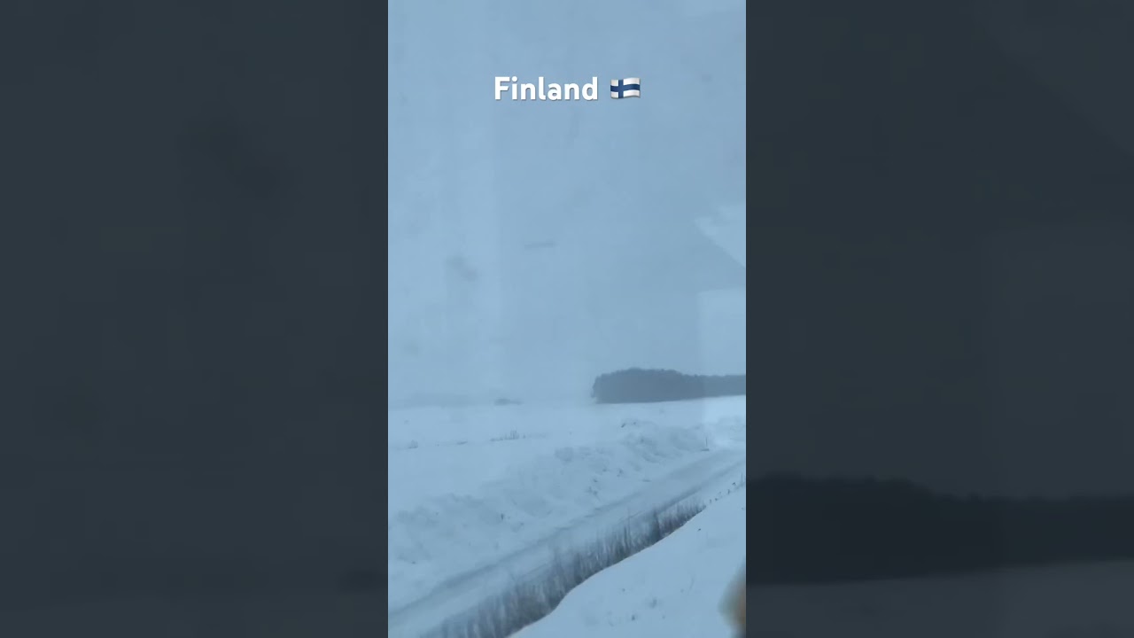 A train ride from Helsinki to Rovaniemi time lapse. It&rsquo;s not the whole trip. #timelapse #finland