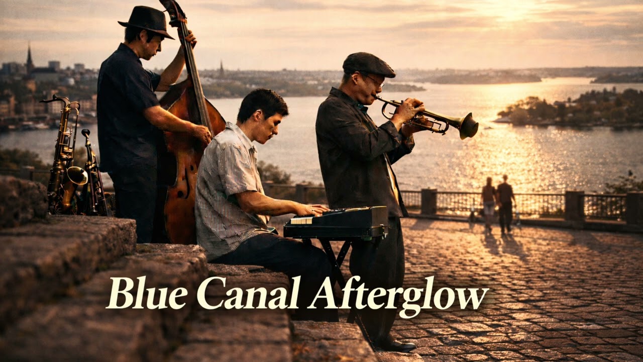 【ストックホルム　チルホップビッグバンド】Blue Canal Afterglow｜ストックホルム（スウェーデン） CHILLHOP BIG BAND WALK / ブルー・カナル・アフターグロウ