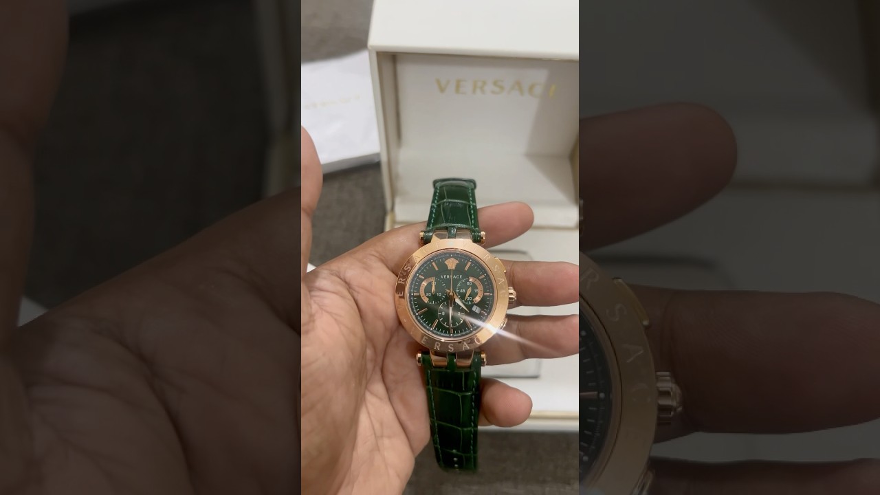 Unboxing my Versace luxury watch #versace #unboxingwatch #versacewatch #watch