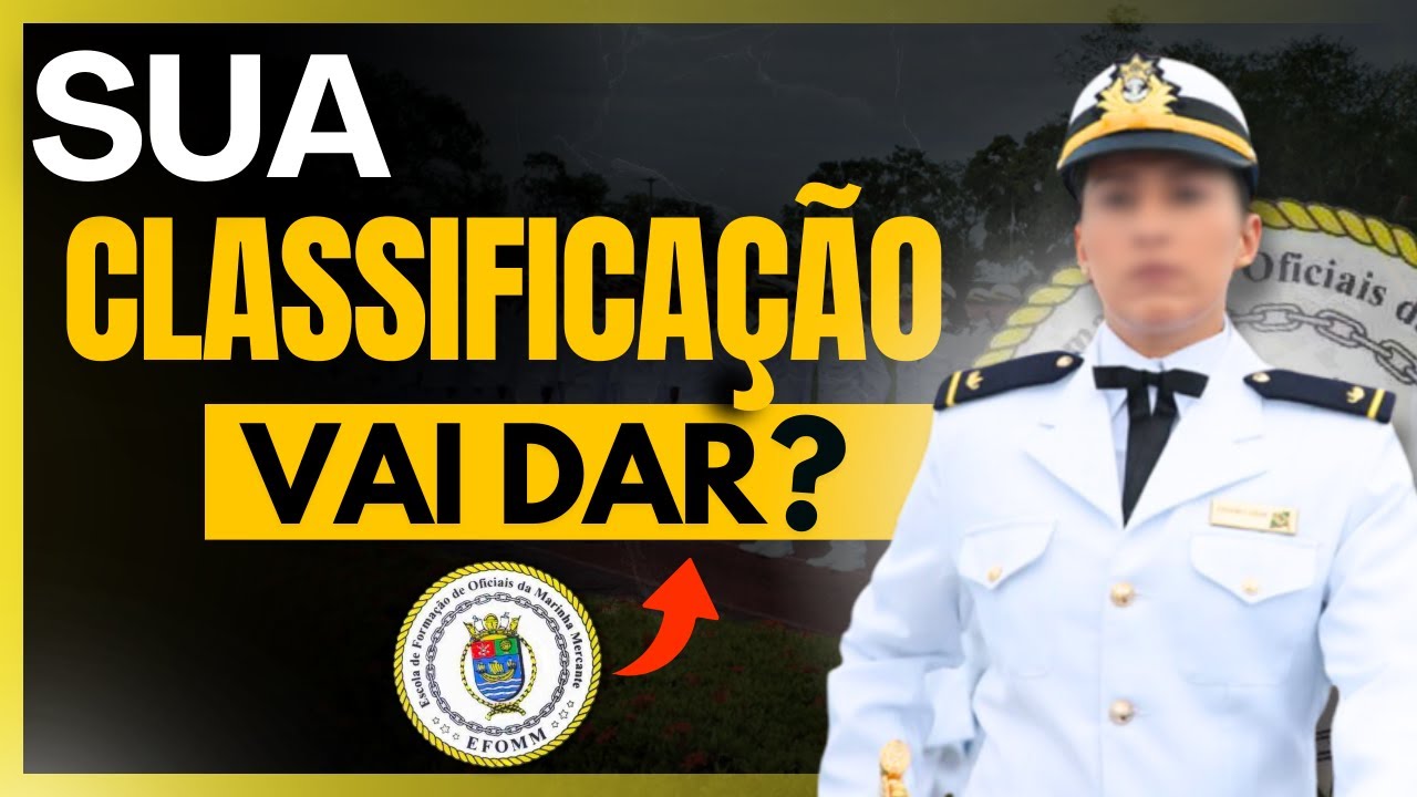EFOMM 2025: SAÍRAM AS CLASSIFICAÇÕES!