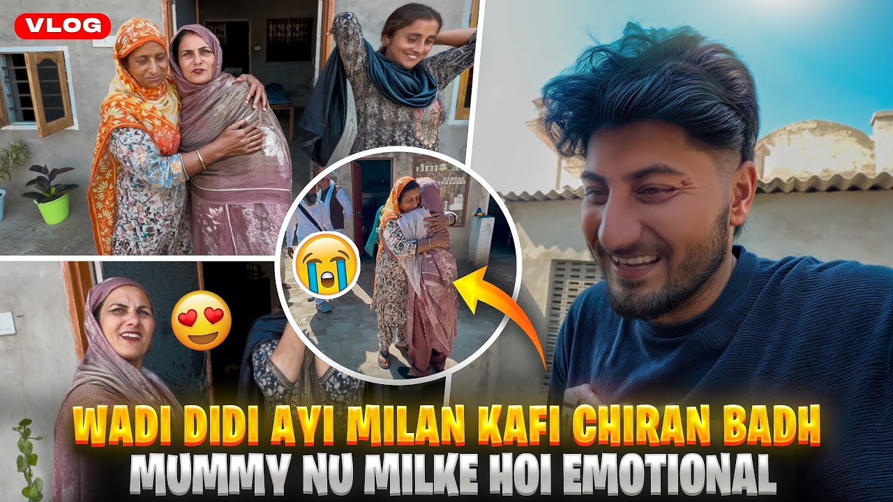 Wadi didi ayi milan dekhKe mummy hoyi emotional 😢