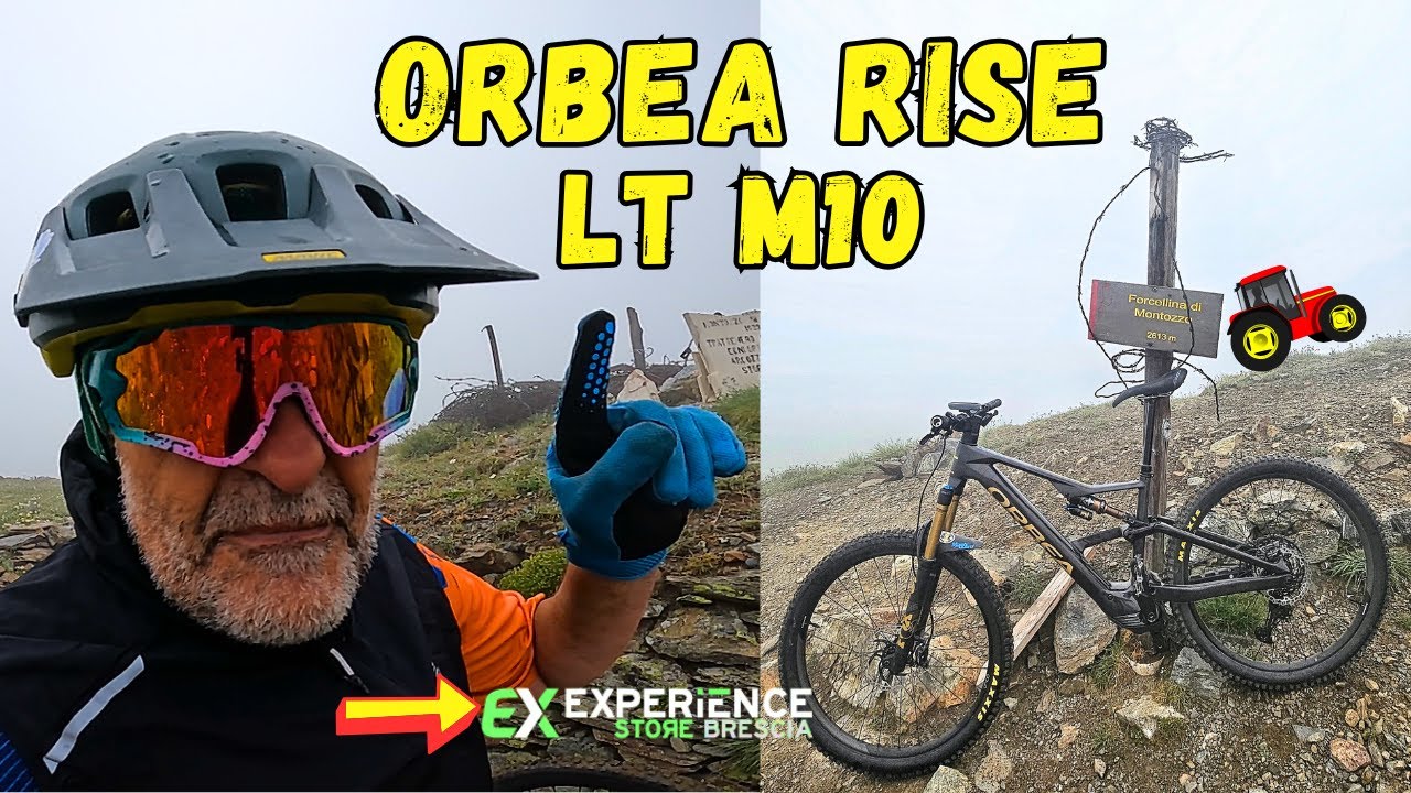 ORBEA RISE LT M10. Finalmente la prova sui trails più belli. 