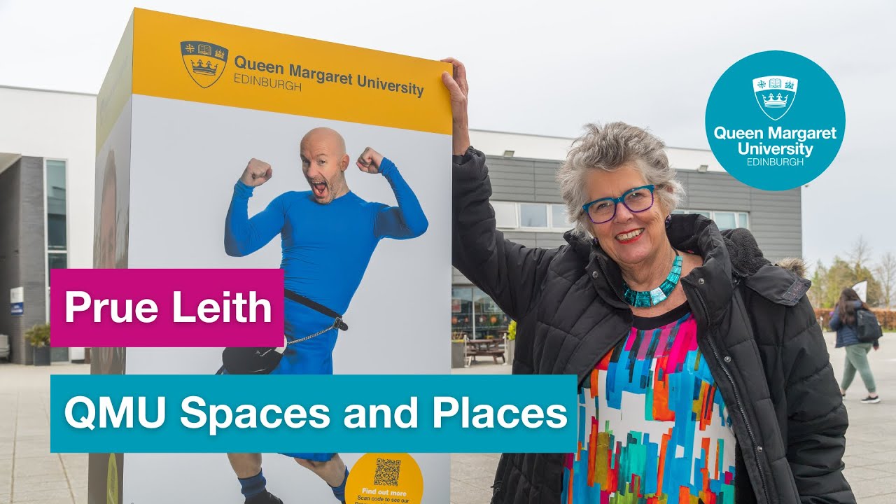 Take a tour of Queen Margaret University's campus spaces with Dame Prue Leith