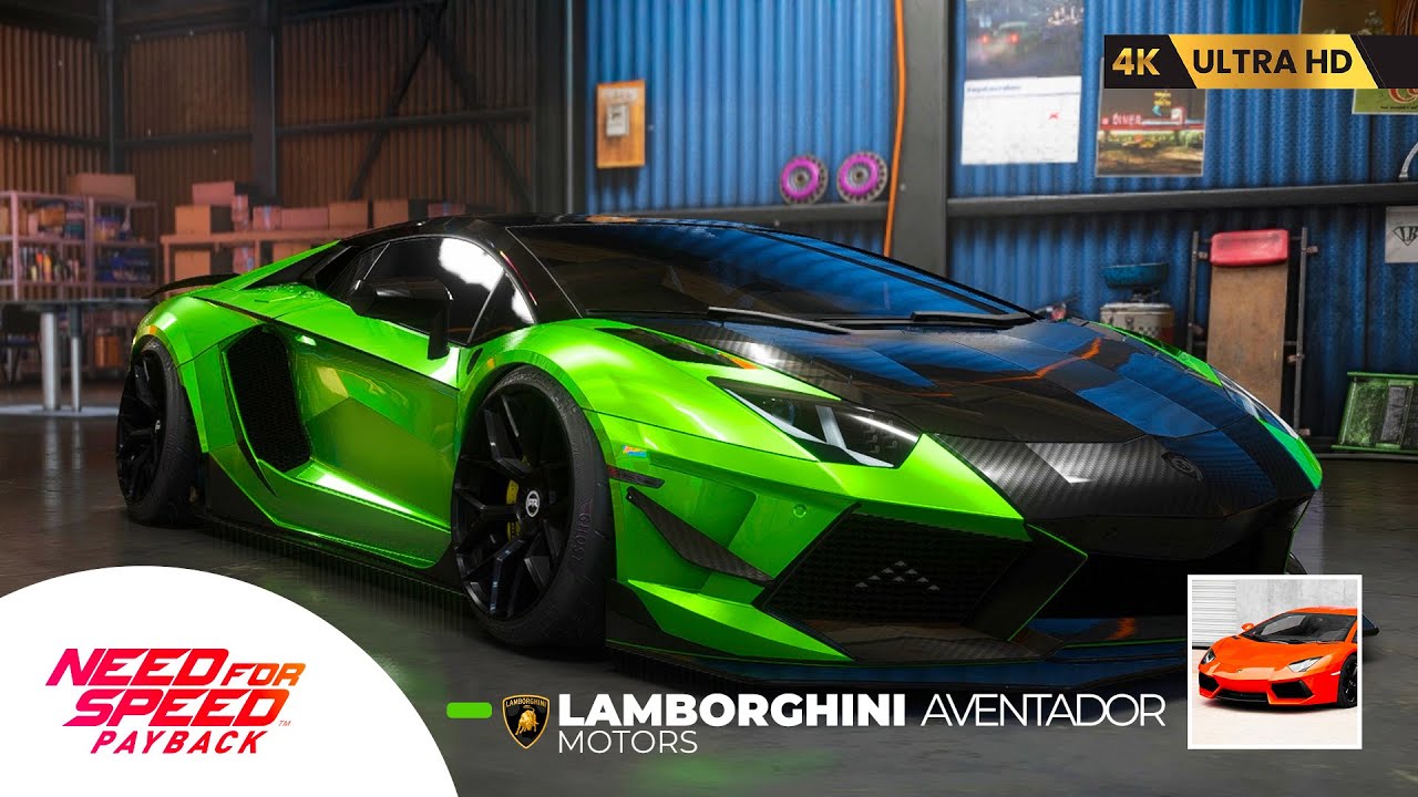 Lamborghini Aventador – Need for Speed Payback | Full Restoration & Tuning | 4K ULTRA HD