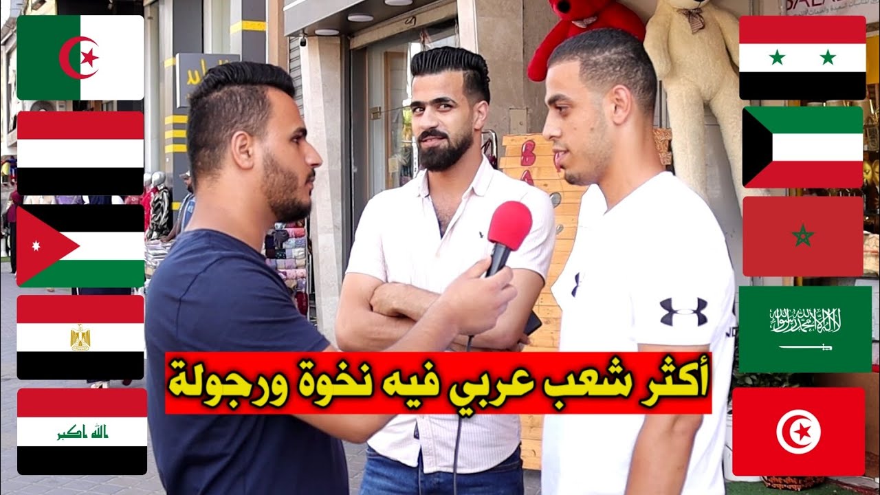 سألت شباب فلسطين مين اكثر شعب عربي فيه نخوة ورجولة - اجابات صادمة