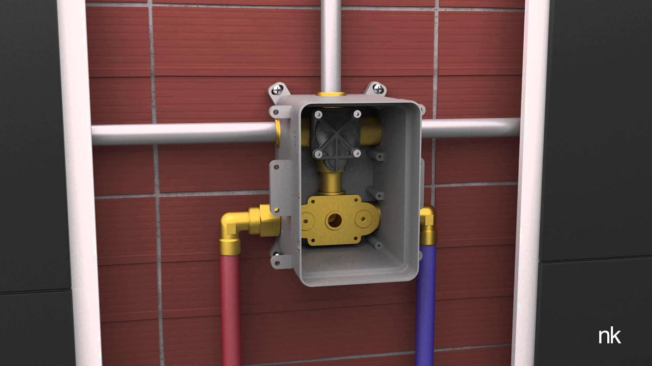 Installing built-in shower system Smart Box Termo – Porcelanosa Bathrooms by Noken