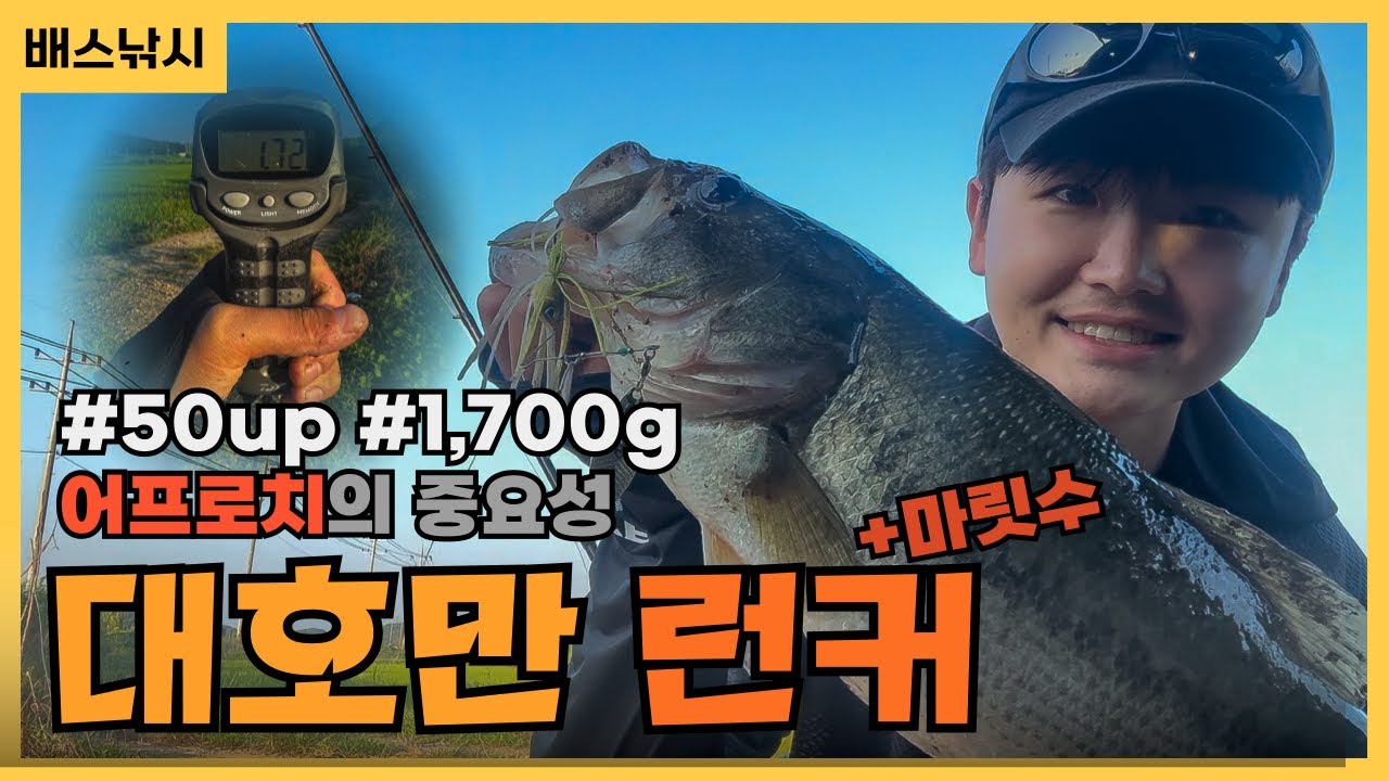 50UP!! 대호만 배스낚시 - 어프로치의 중요성 [4K]