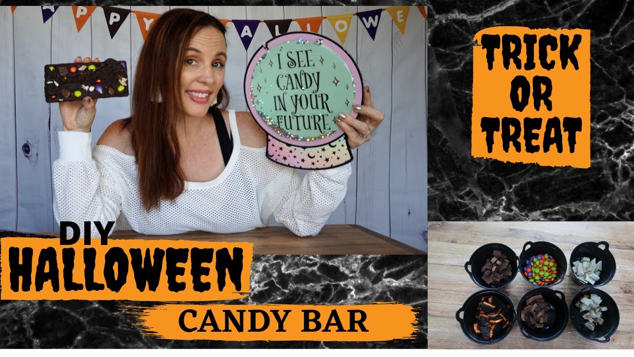 DIY HALLOWEEN CANDY BAR| EASY AND FUN FOR EVERYONE
