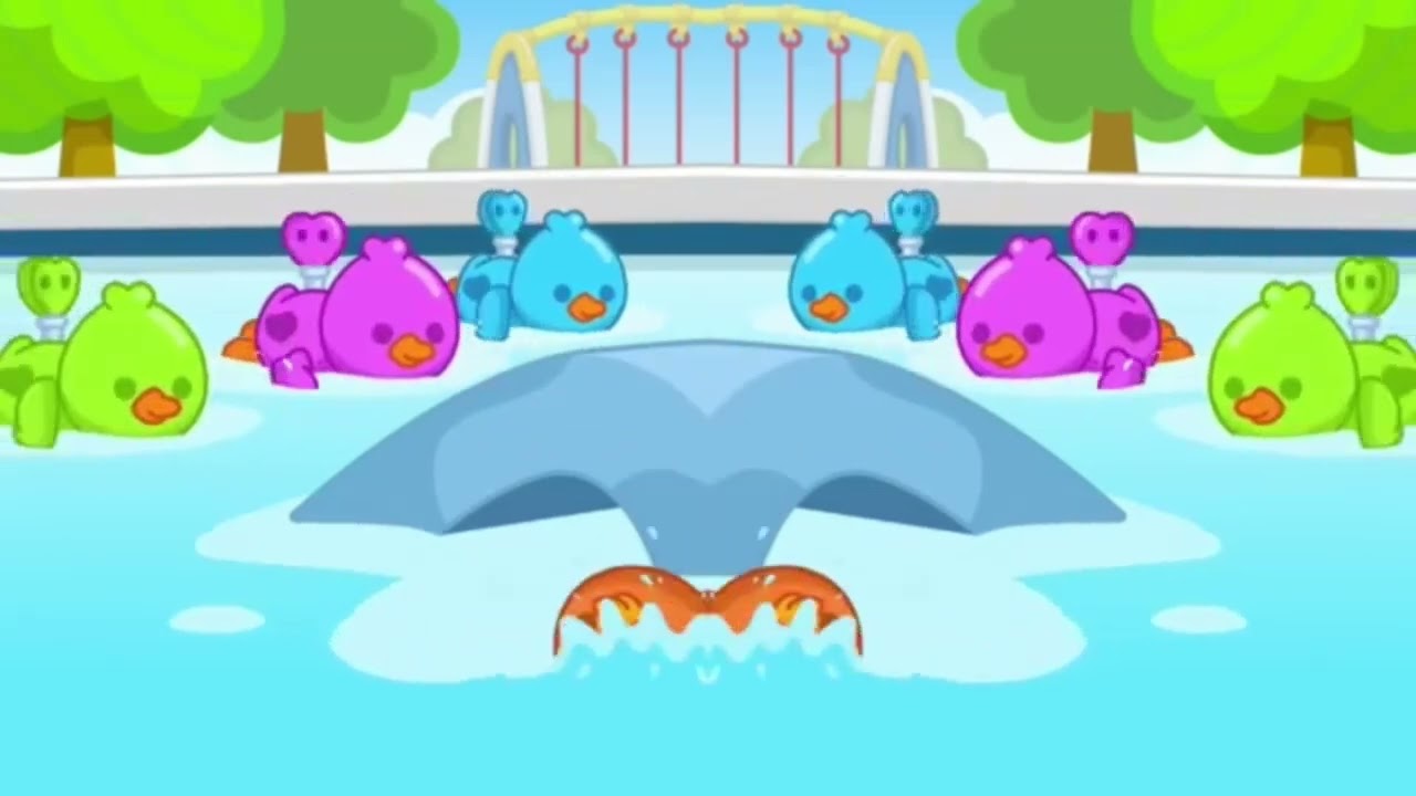 Four little ducks 🦆🦆🦆🦆 we are swimming. 😁😁😂 PlimPlim effects 🤗🤗👋👋