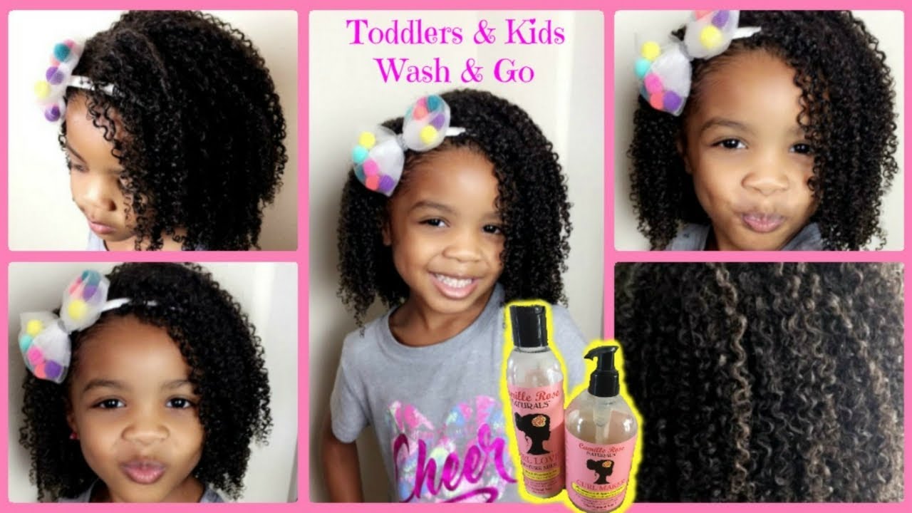 💞Camille Rose Naturals TODDLERS/KIDS Wash And Go Tutorial💞