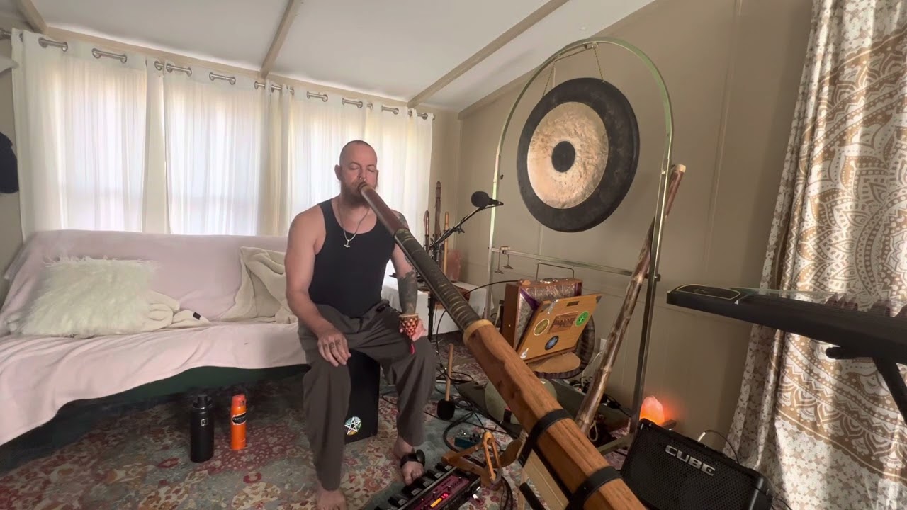 Medicinal Didgeridoo and Harmonic Vocals Meditation by Simon Samadhi