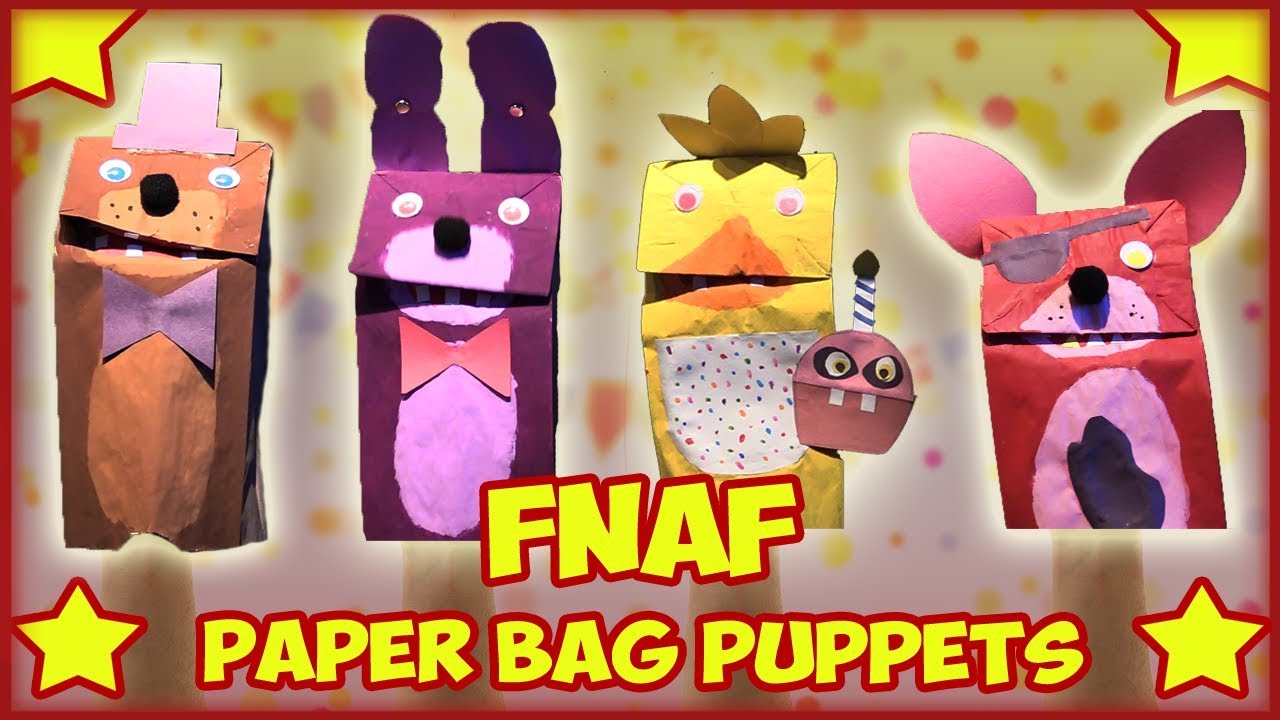 Как сделать: куклы из бумажных пакетов (FNAF)