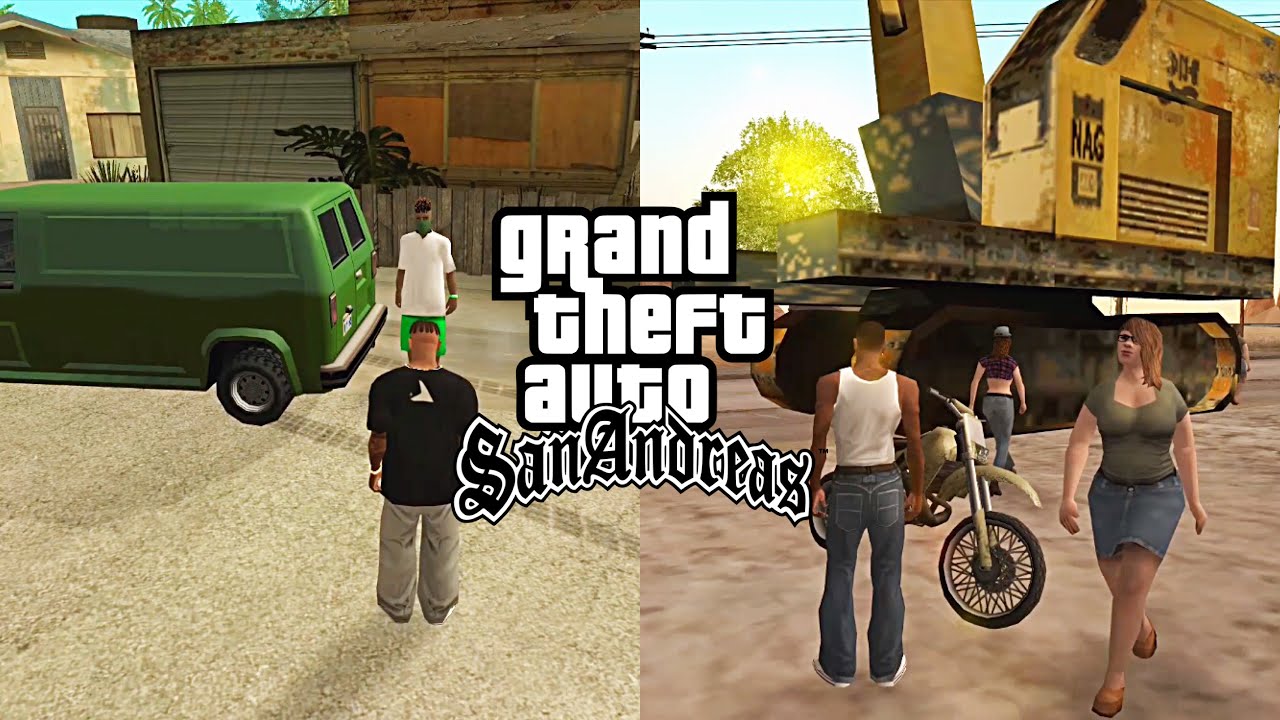 GTA San Andreas Arms Dealer & Excavator Mod Showcase Gameplay 
