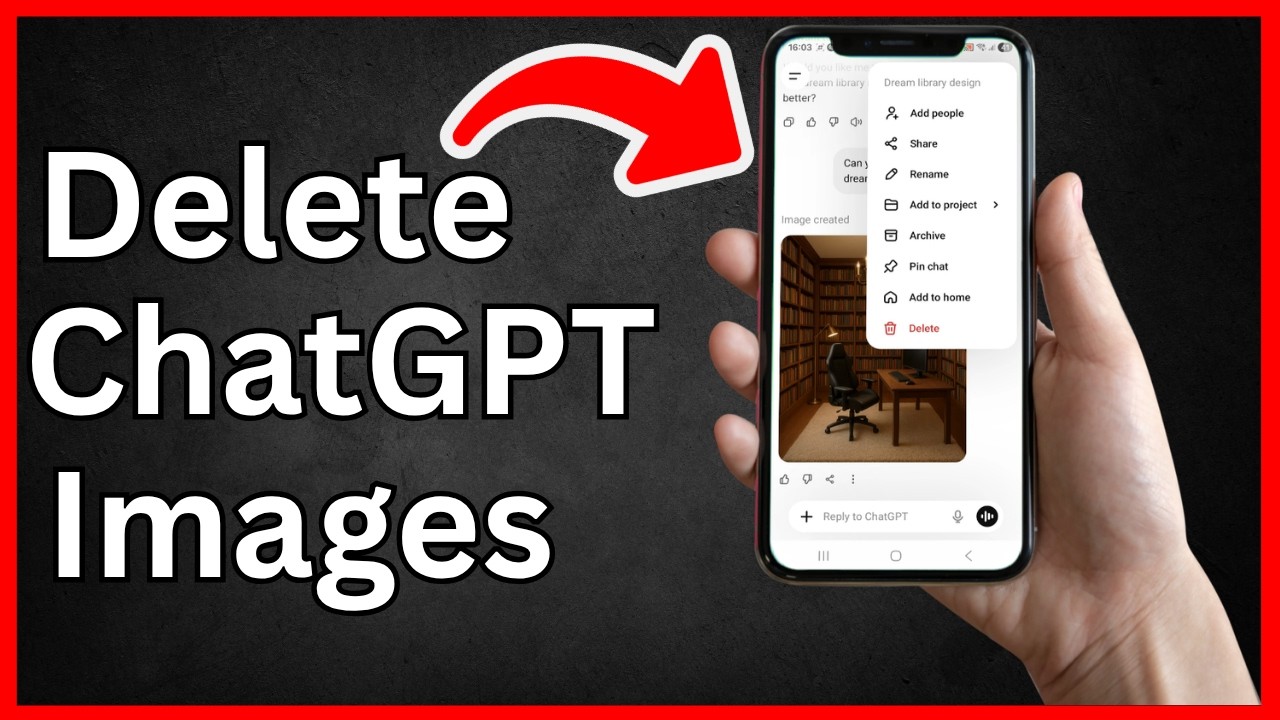 Как удалить изображения из библиотеки ChatGPT (полное руководство)
