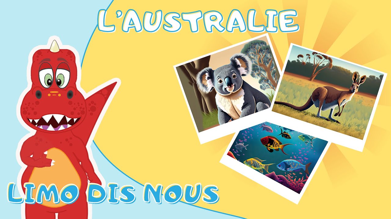 LIMO DIS NOUS - épisode 1 - L' AUSTRALIE - Apprendre les animaux - kangourou - koala - pour enfants