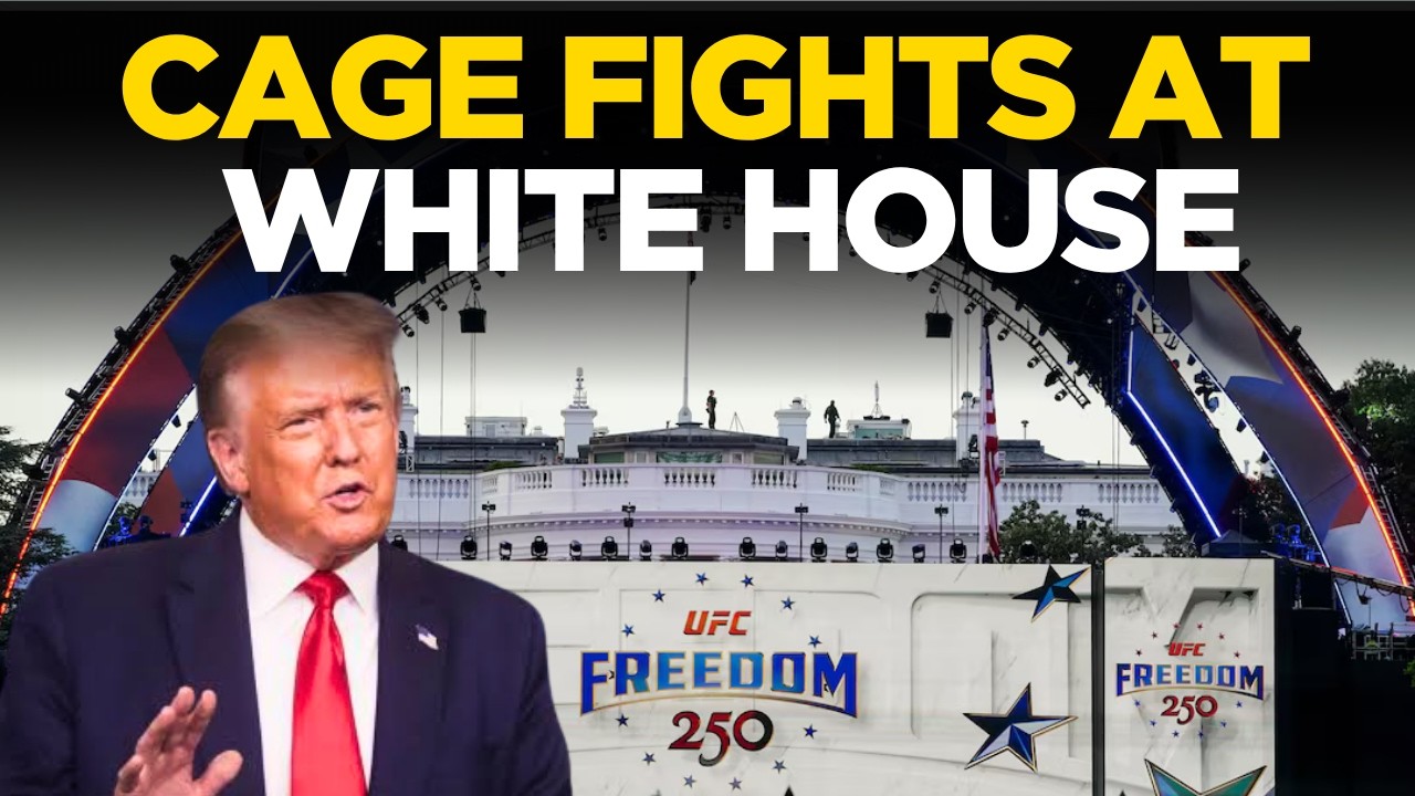 UFC WHITE HOUSE LIVE | Trump's 80th Birthday Bash Fuelled by Epic UFC Cage Matches! |Times Now World