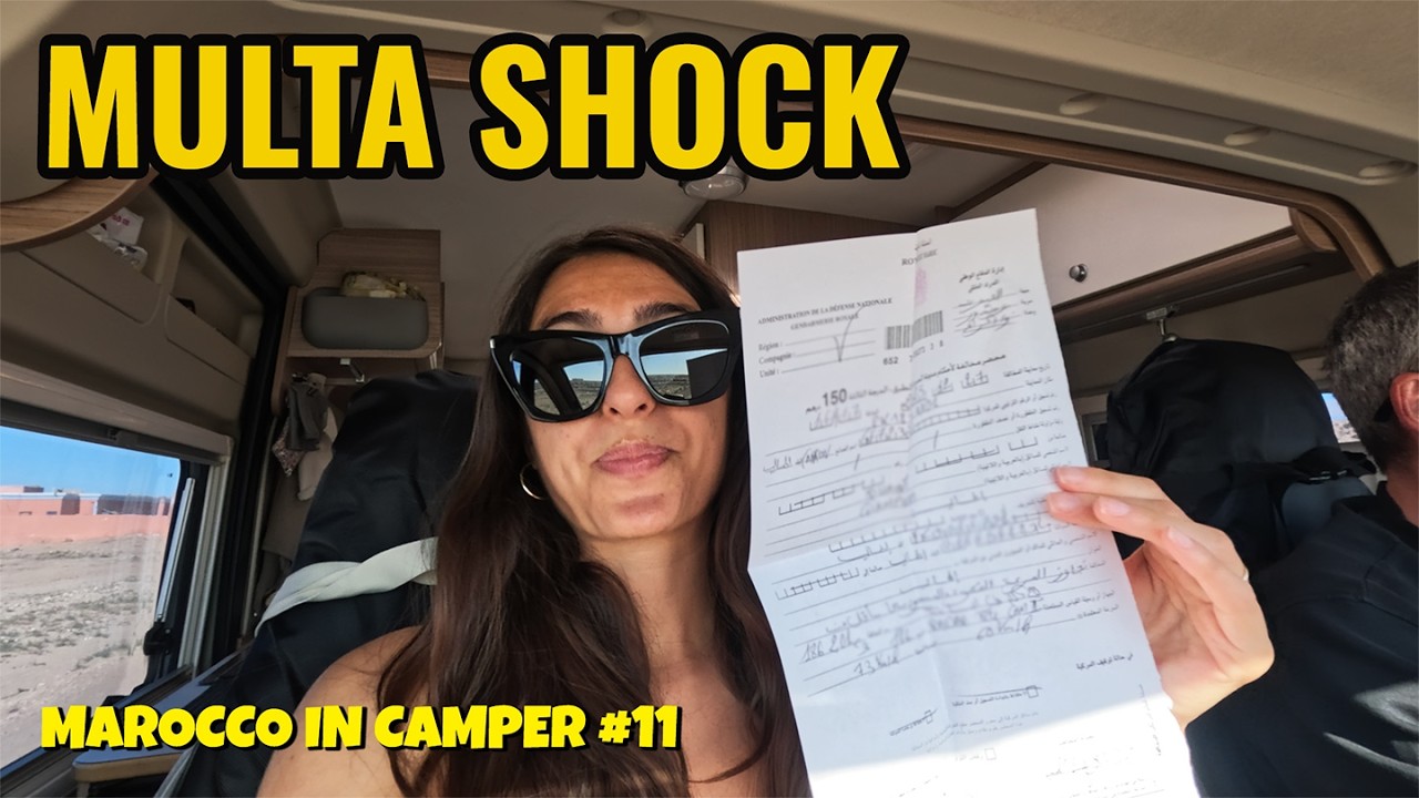 CI FERMANO nel DESERTO a DAKHLA 👮🇲🇦 | MAROCCO IN CAMPER ep.11