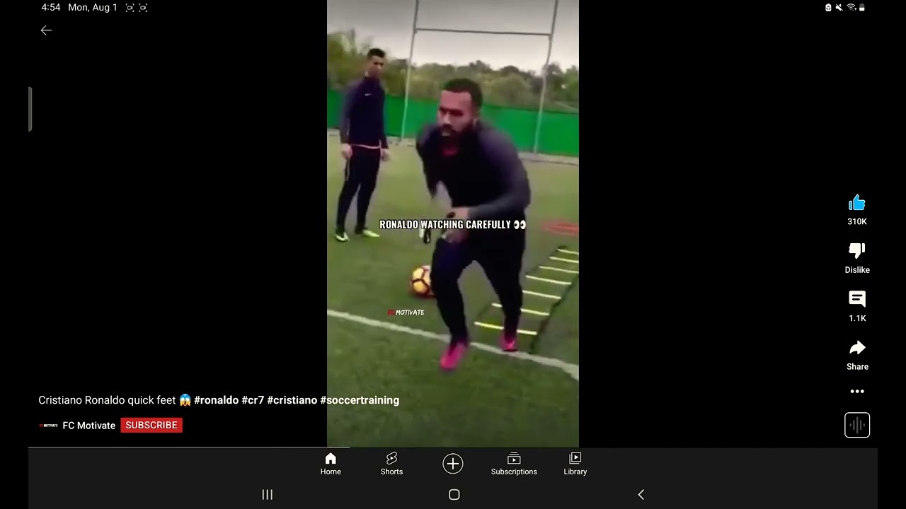 Cristiano Ronaldo quick feet (credits:Fc Motivate) 