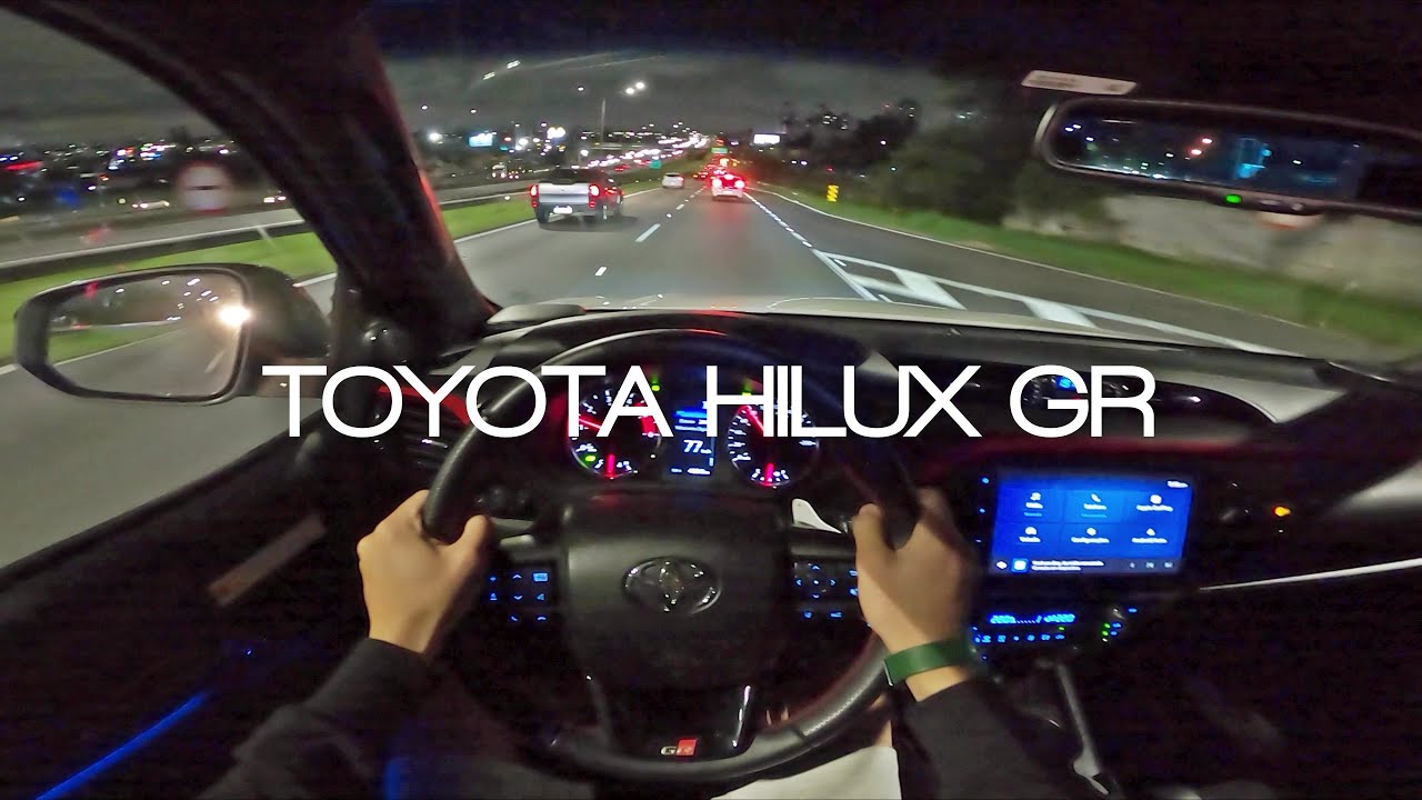 POV Night | Drive Toyota Hilux GR Sport 2024